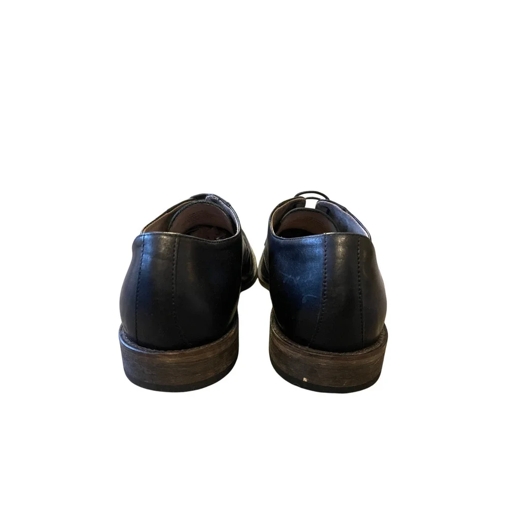 Banana Republic 11.5 Liam Wingtip Oxford Dress Shoes $168 LEATHER Lace Up Black
